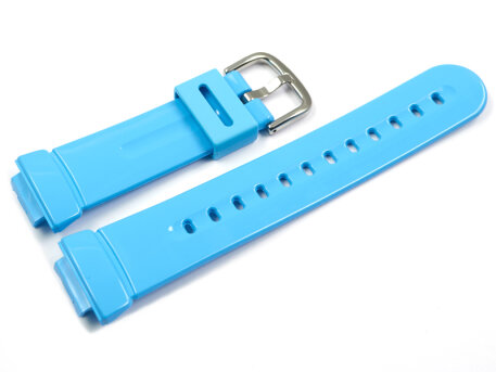 Watch strap Casio Baby-G f. BG-1005M-2V turqois colored resin band