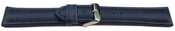 Blue Vegan Grain Quick release Watch Strap padded 18mm...