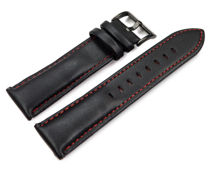 Genuine Lotus Replacement Black Leather Watch Strap 50023...