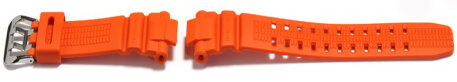 Watch strap Casio for GW-3000M-4AJF, rubber, orange