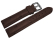 Watch strap - genuine ostrich leather - black