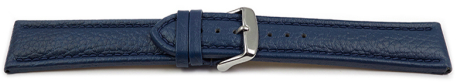 Quick release Watch Strap grained leather blue 18mm 20mm 22mm 24mm 26mm 28mm