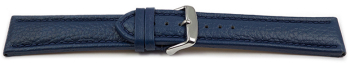 Quick release Watch Strap grained leather blue 18mm 20mm 22mm 24mm 26mm 28mm
