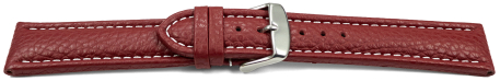 Quick release Watch Strap grained leather bordeaux wN 18mm 20mm 22mm 24mm 26mm 28mm