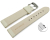Quick release Watch Strap grained leather Cream 18mm 20mm 22mm 24mm 26mm 28mm