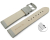 Quick release Watch Strap grained leather light gray 18mm 20mm 22mm 24mm 26mm 28mm