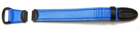 Velcro-Watch strap Casio for LW-200V, LW-200,Textile/Leather, blue