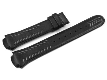 Lotus watch band for 15510 - black leather - light-grey...