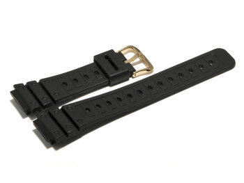Watch strap Casio f. DW-5600 DW-5700 SWC-05  rubber, black