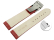 Quick change Watch Strap Deployment clasp leather Croco stamp red 18mm 20mm 22mm 24mm 26mm