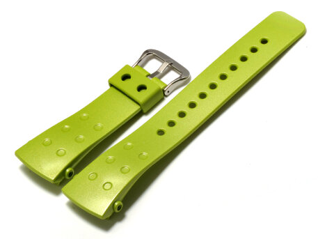 Watch strap Casio for  G-8000C-3V, rubber, green