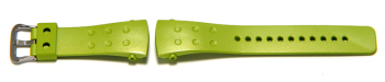 Watch strap Casio for  G-8000C-3V, rubber, green