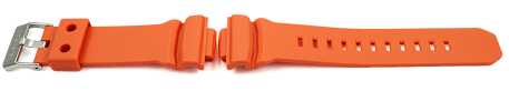 Genuine Casio Orange-Red Bio-Based Resin Watch Band GD-010-4