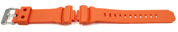 Genuine Casio Orange-Red Bio-Based Resin Watch Band GD-010-4