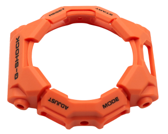 Genuine Casio Orange-Red Bio-Based Resin Bezel for GD-010-4