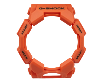 Genuine Casio Orange-Red Bio-Based Resin Bezel for GD-010-4