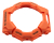 Genuine Casio Orange-Red Bio-Based Resin Bezel for GD-010-4