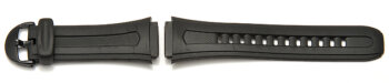 Watch strap Casio for W-210, rubber, black