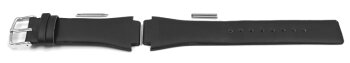 Watch strap Casio for EFA-113L-1A1V, Leather, black