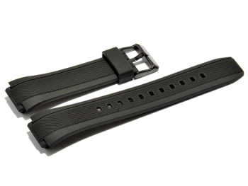 Casio Black Resin Watch strap for EFA-131RBSP-1, EFA-131PB-1AV