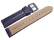 Watch strap - Genuine Shark leather - dark blue