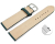 Quick release Watch strap dark green vegetable tanned leather lightly padded 12mm - 22mm