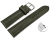 Quick release Watch strap Khaki vegetable tanned leather lightly padded 12mm - 22mm