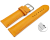 Quick release Watch strap orange vegetable tanned leather lightly padded 12mm - 22mm