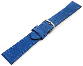 Watch strap Royal blue rough suede 18mm 20mm