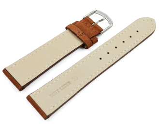 Watch strap Brandy rough suede 18mm 20mm