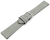 XL Watch strap light gray rough suede 18mm 20mm