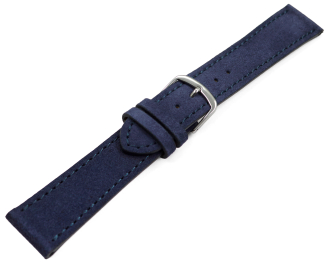 XL Watch strap Navy blue rough suede 18mm 20mm