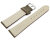 Watch strap taupe rough suede 18mm Steel