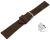 Quick release Watch strap dark brown rough suede 18mm 20mm