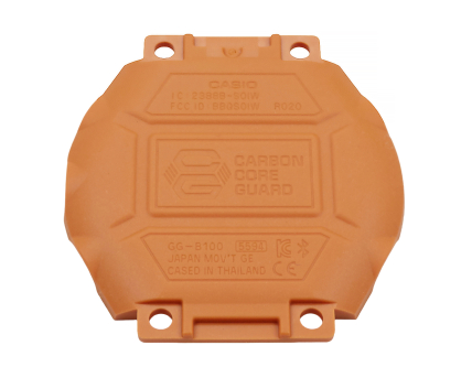 Casio Orange Resin Back Cover for GG-B100