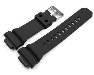 Genuine Casio Black Bio-Based Resin Watch Band GD-010-1