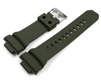 Genuine Casio Green Bio-Based Resin Watch Band GD-010-3