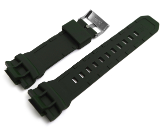 Genuine Casio Green Bio-Based Resin Watch Band GD-010-3