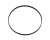 Genuine Casio GLASS PACKING SEAL for GST-B100 GST-W100 GST-W110