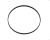 Genuine Casio GLASS PACKING SEAL for GST-B100 GST-W100 GST-W110