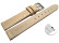 Quick release Watch strap genuine leather Safari sand coloured 12mm 14mm 16mm 18mm 20mm 22mm