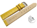 Quick release Watch strap genuine leather Safari yellow 12mm 14mm 16mm 18mm 20mm 22mm