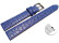 Quick release Watch strap genuine leather Safari blue 12mm 14mm 16mm 18mm 20mm 22mm