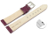 Quick release Watch strap genuine leather Safari eggplant 12mm 14mm 16mm 18mm 20mm 22mm