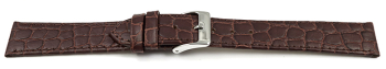Quick release Watch strap genuine leather Safari Dark Brown 12mm 14mm 16mm 18mm 20mm 22mm