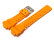 Watch strap Casio f. GW-8900A, GR-8900A, GA-100A, rubber, yellow