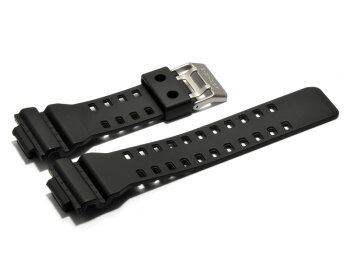 Genuine Casio Black Resin Replacement Watch Strap for GA-120,GD-100,GA-110FC,GW-8900,GR-8900,
