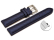 Quick release Watch band padded HighTech material textile look blue 18mm 20mm 22mm 24mm