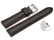 Quick release Watch band padded HighTech material textile look dark gray 18mm 20mm 22mm 24mm