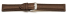 Quick release Watch band padded HighTech material textile look brown 18mm 20mm 22mm 24mm